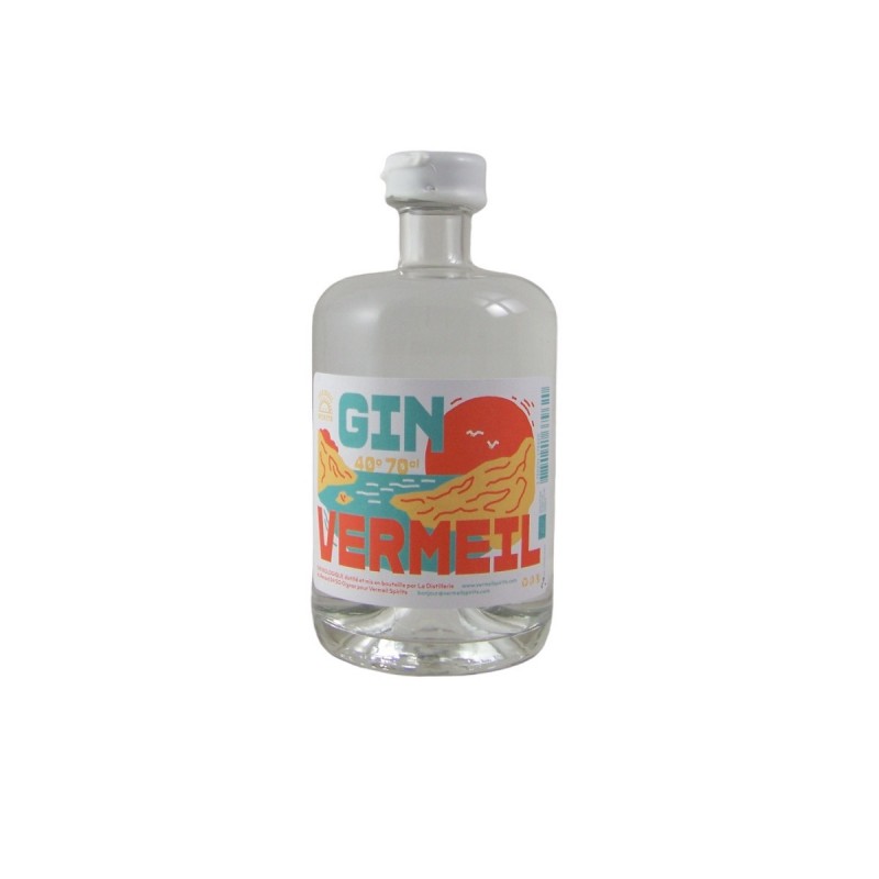 Gin Vermeil- Gin - 70 cl - 40 % vol - FR