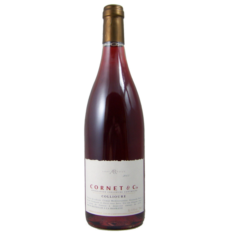 Abbé Rous - Cornet & Cie  Rosé 2024 - AOP Collioure